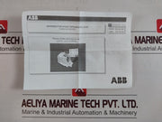Abb Sor-1Sda063548R1,Scr-1Sda063550R1 Moulded Case Circuit Breaker 1Sda063550R1
