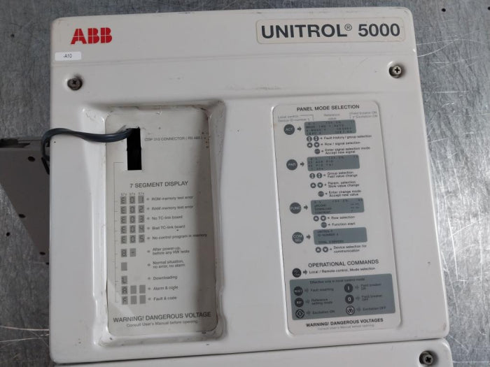 Abb Unitrol 5000 Unitrol F Drive Control Panel 3Bhb002651R1
