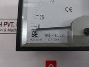 Acdc Dynamics Sq-96 Ammeter 75/5A 0 To 75/150A
