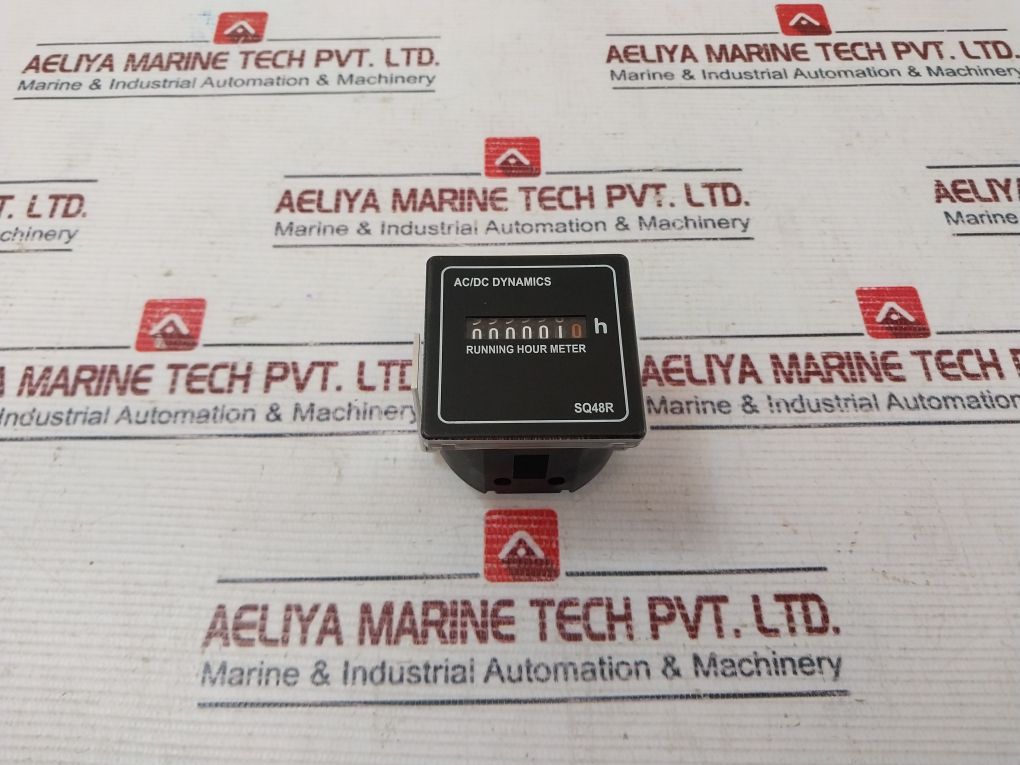 Ac/Dc Dynamics Sq48R Running Hour Meter 12-36Vdc – Aeliya Marine
