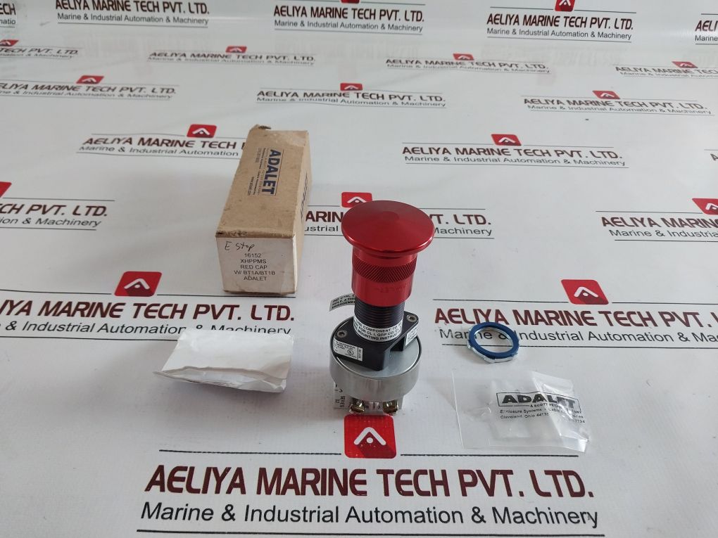 Adalet Xhppms Push Button 16152 Red Cap W/Bt1A/Bt1B