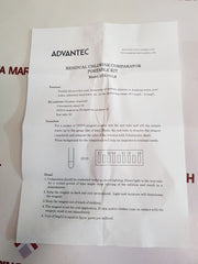 Advantec Ate101Lb Residual Chlorine Cmparator Portable Kit