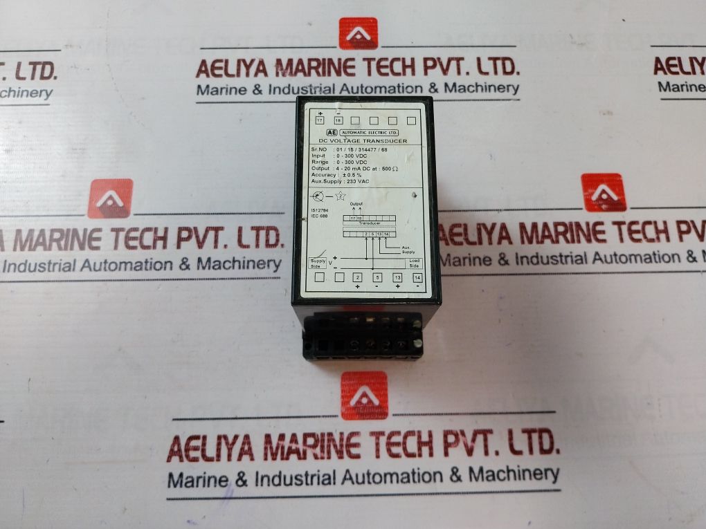 Ae Dc Voltage Transducer 230 Vac
