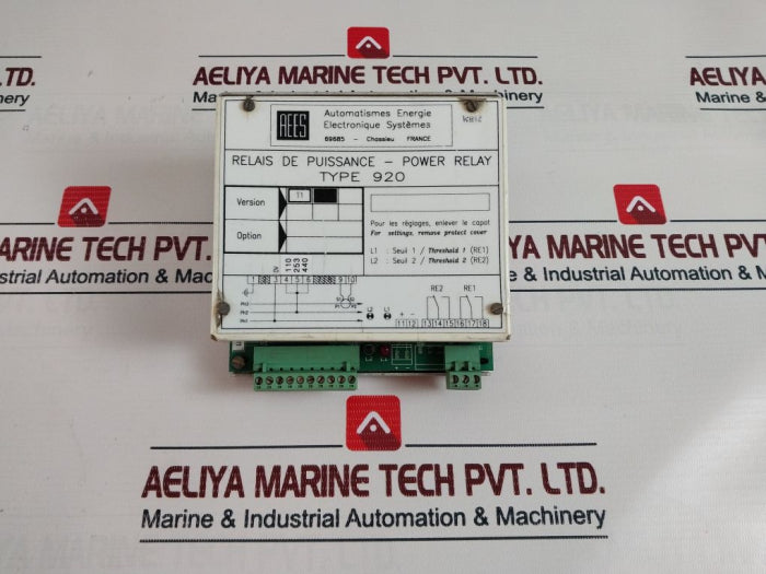 Aees Type 920 Directional Power Relay