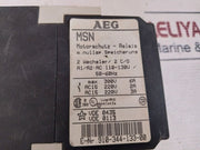 Aeg 910-344-133-00 Motor Protection Relay 110/130VÂ 