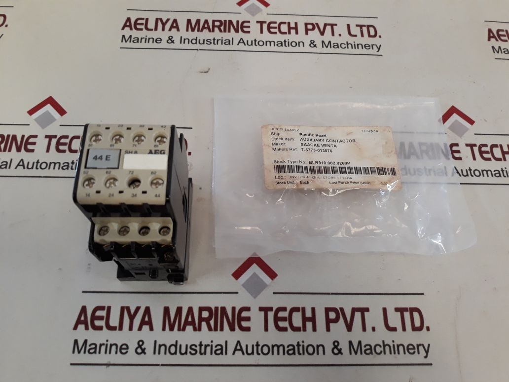 Aeg Sh 8 44E Contactor 910-302-563-50