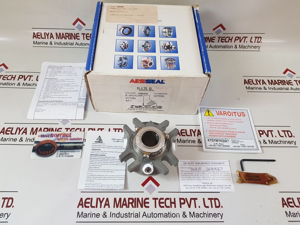 Aesseal Siss 4Aszc0028V01 Cartridge Mechanical Seal