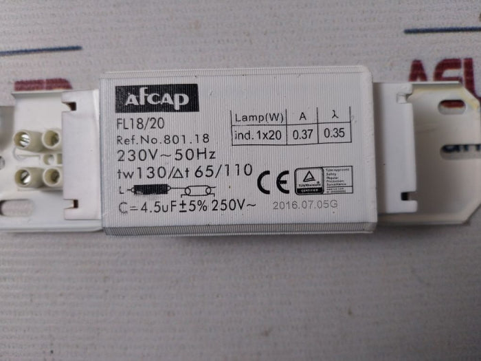 Afcap Fl18/20 Ballast – Aeliya Marine