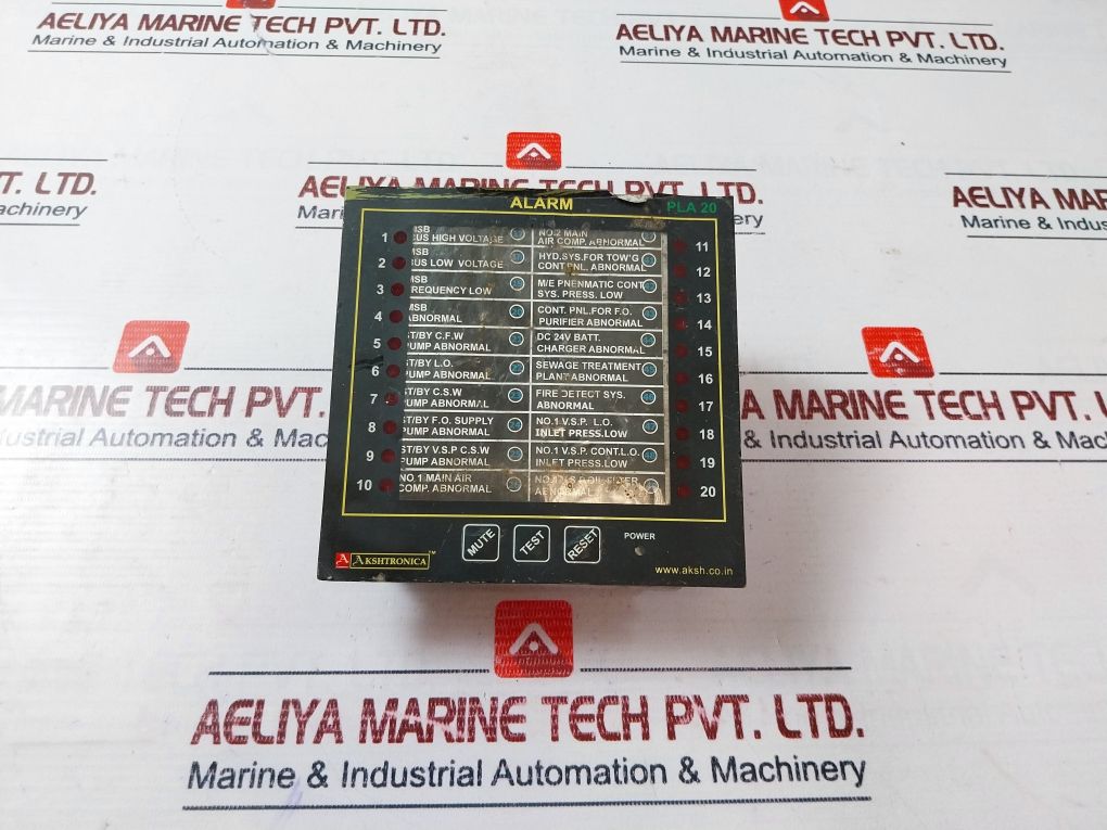 Akshtronica Pla20 Marine Alarm Annunciator Maritime (Used)