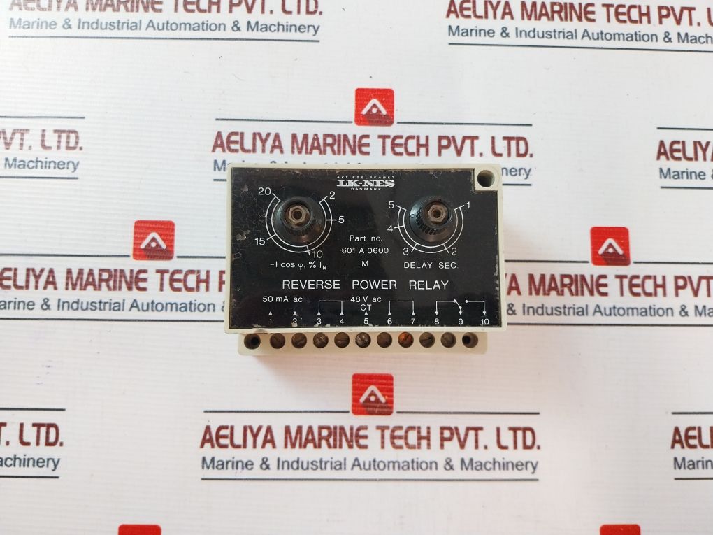 Aktieselskabet/Lk-nes 601 A 0600 Reverse Power Relay 48V Ac