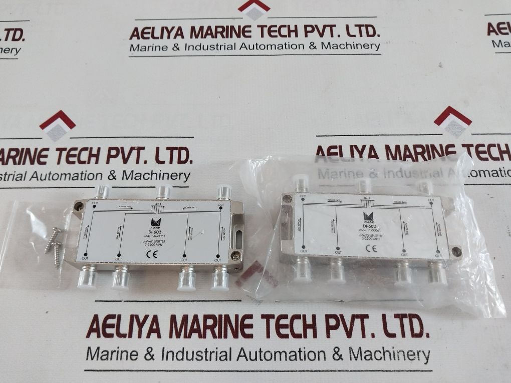 Lot Of 2X Alcad Di-602 6-way Splitter