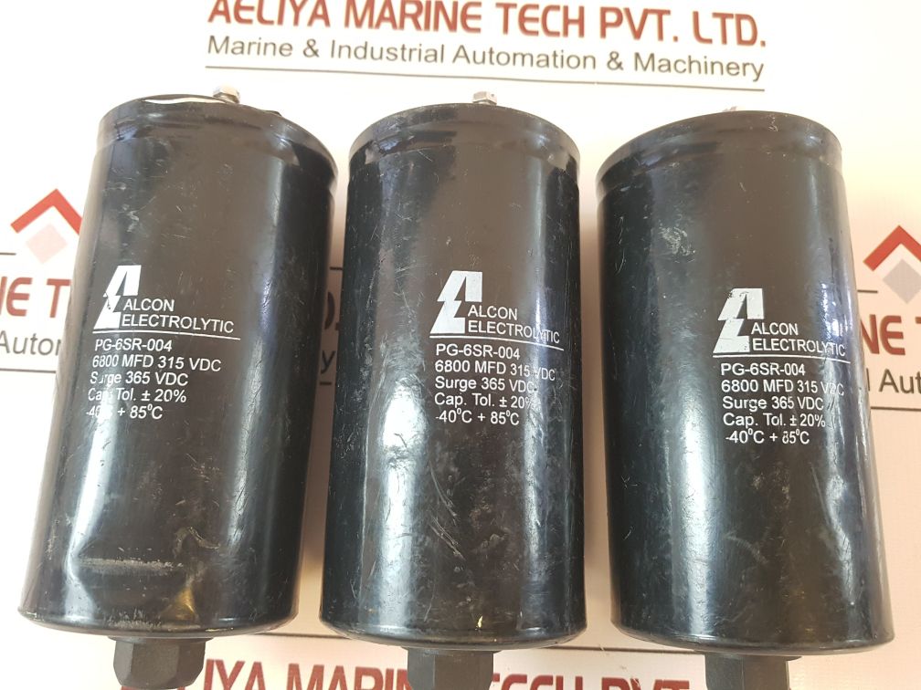 Alcon Pg-6Sr-004 Capacitor 6800 Mfd 315 Vdc