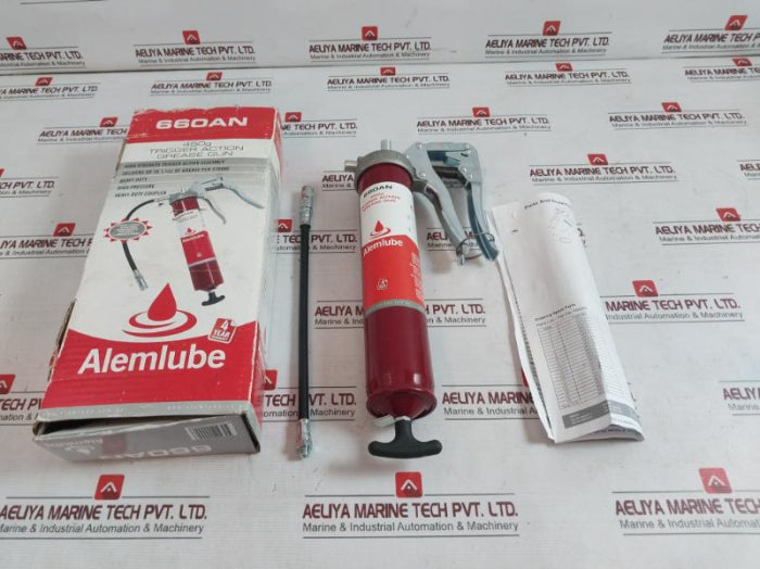 Alemlube 660An Trigger Action Grease Gun 300Mm 400 Bar 1000 Bar