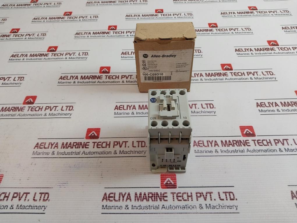 Allen-bradley 100-c09D10 3 Pole Standard Contactor Ser A 690V