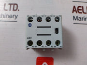 Allen-bradley 100-f Auxiliary Contact Block 600V Ac