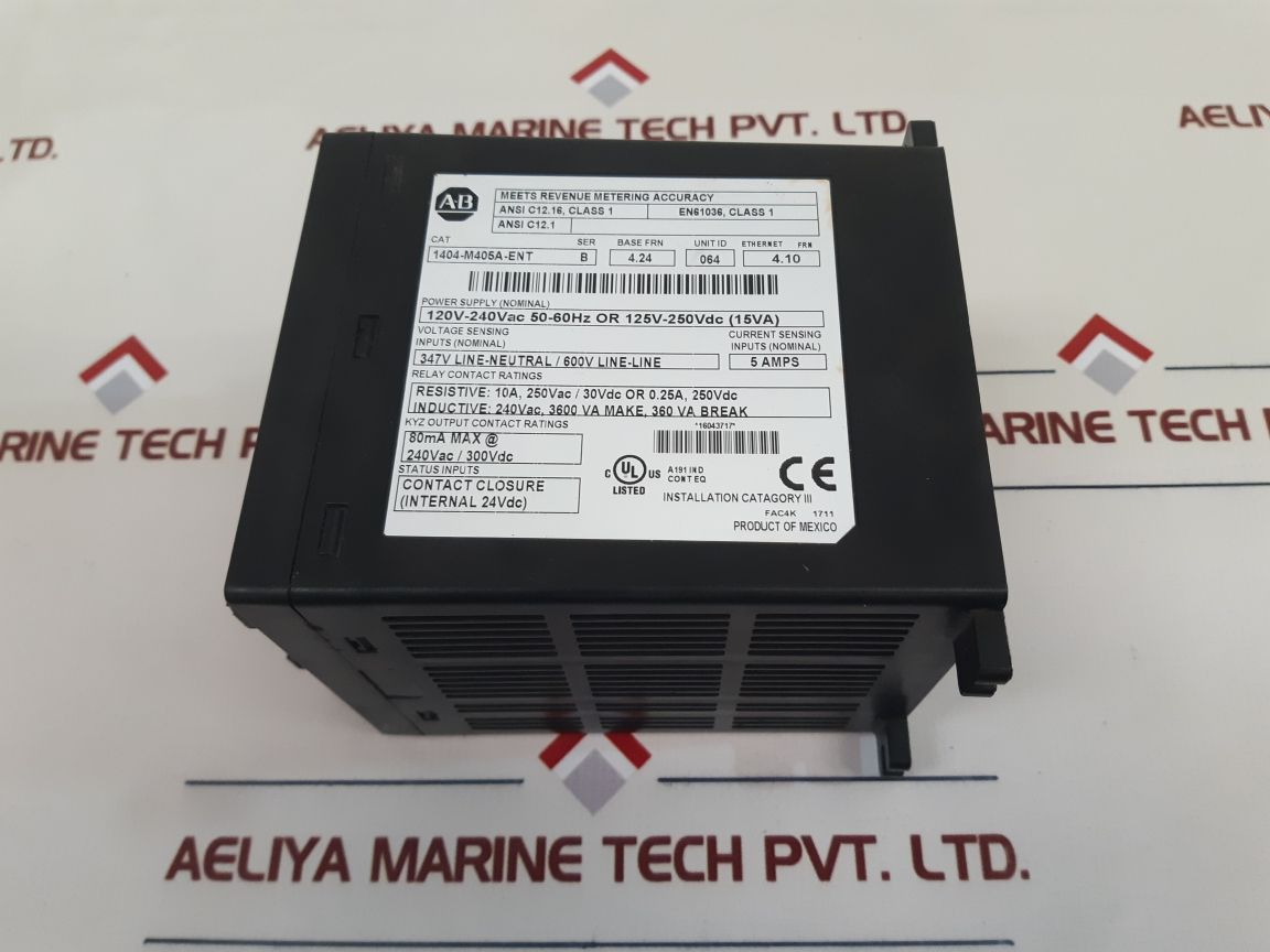 Allen-bradley 1404-m405A-ent Power Supply Ser: B Used