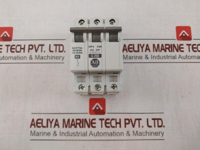Allen-bradley 1492-acb Circuit Breaker 6A 277Vac Ac480Y/277V 1 Ph, Ser: B