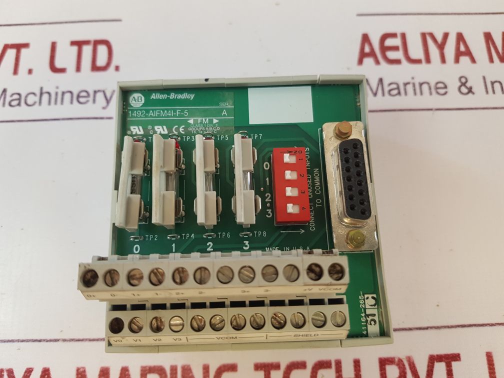 Allen-bradley 1492-aifm4I-f-5 Breakout Block Ser A