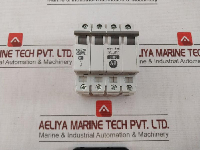 Allen-bradley 1492-cb3 Circuit Breaker G 060 Ser:B 6A 277Vac Ac420V, Ac300V 25A