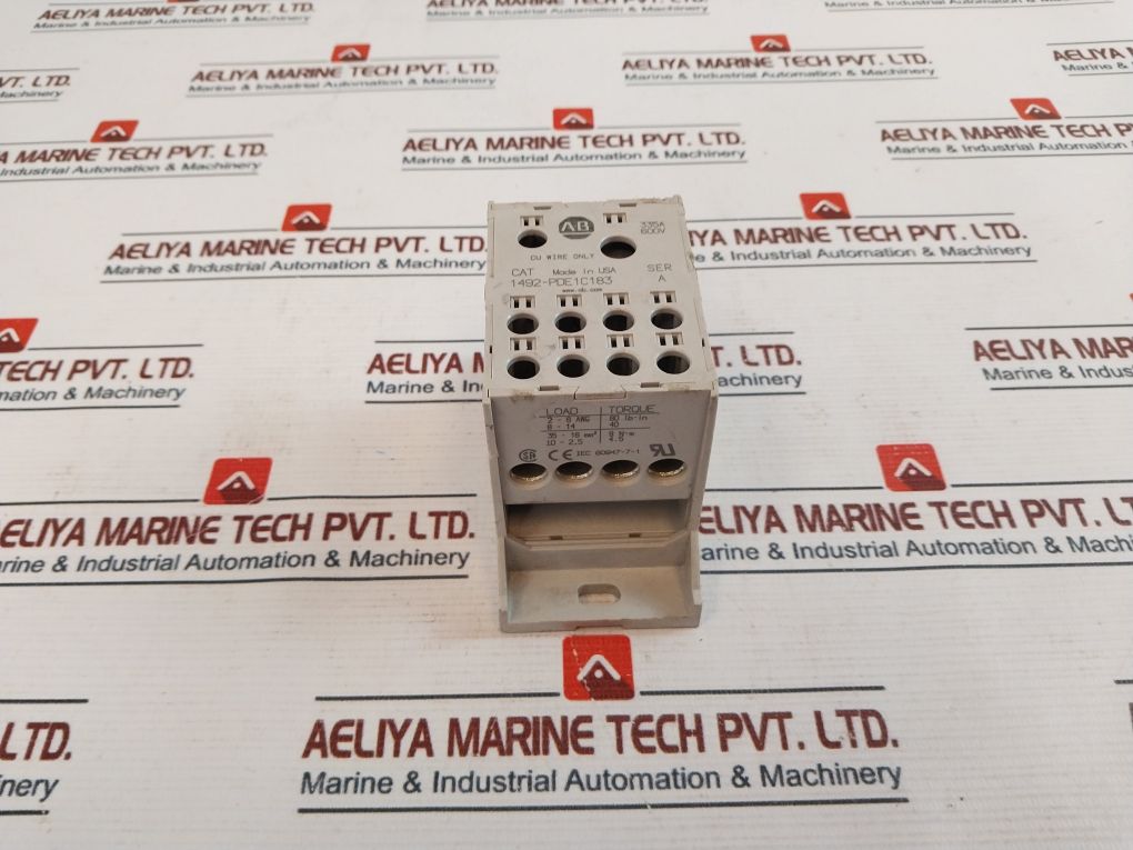 Allen-bradley 1492-pde1C183 Power Distribution Block 600V 335A