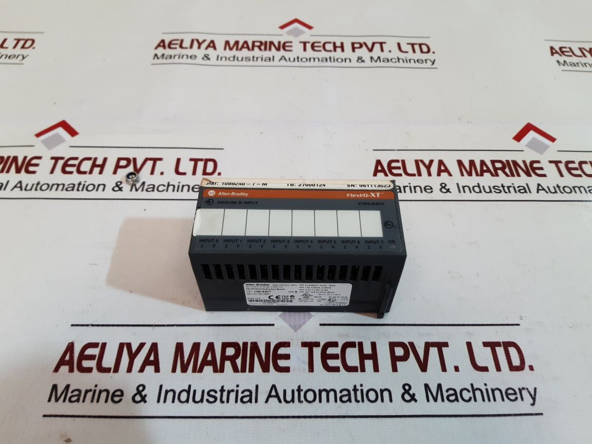 Allen-bradley Flex Xt 8 Point Analog Input Module 1794-ie8Xt