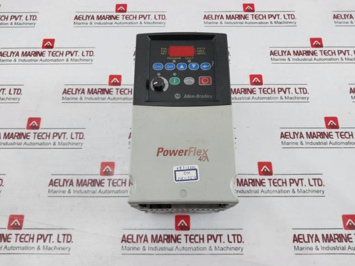 Allen-bradley 22B-a8P0N104 Power Flex 40 Frequency Ac Drive Ser A 180-264V 100Ka