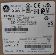 Sealed Pack Allen-bradley 25A-d037N114 Ser.B Powerflex 523 Ac Drives