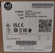Sealed Pack Allen-bradley 25B-d4P0N114 Ser.A Powerflex 525 Ac Drive