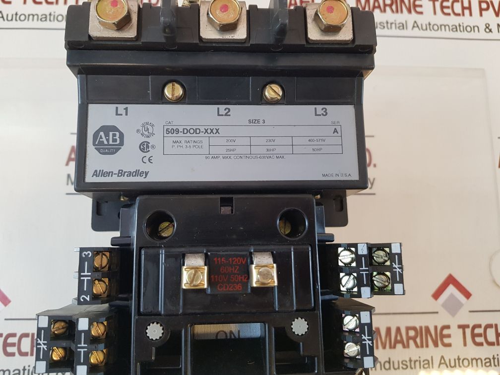 Allen-bradley 509-dod-xxx Ser.A Motor Starter