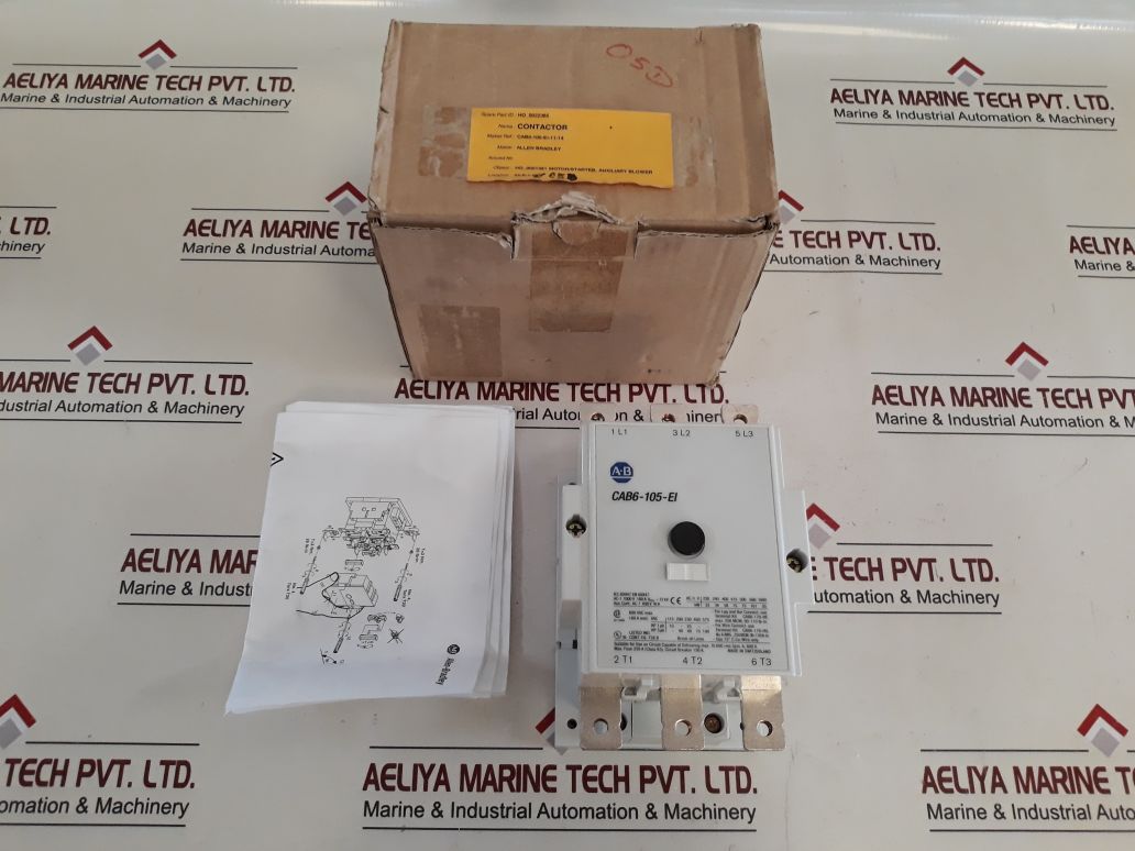 Allen-bradley Cab6-105-ei Contactor Ser.A