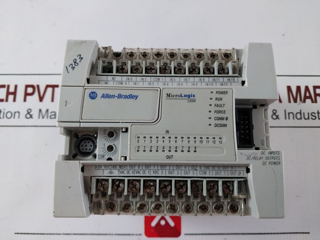 Allen-bradley 1762-l24Bxb Ser.C Micrologix 1200 Plc Controller Rev.: 9