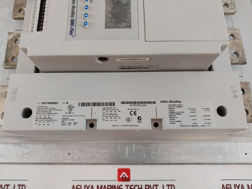 Allen-bradley Smc-flex 150-f480Nbd 3-phase Smart Motor Controller Seri ...