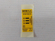 Lot of 3x Allenwest Olrhzj Overload Relay Heater Pack Set