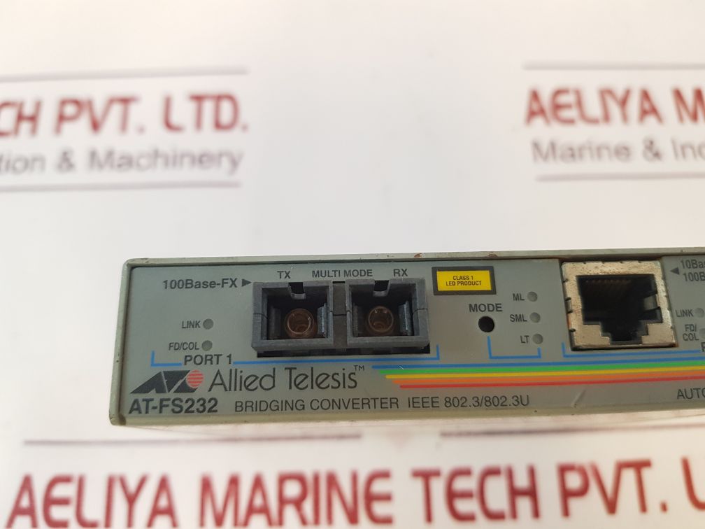Allied Telesis At-fs232 2-port Fast Ethernet Speed/Media Converting Switch