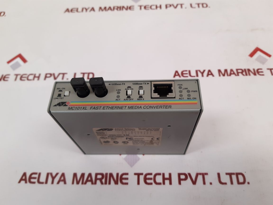 Allied telesyn at-mc101xl fast ethernet media converter