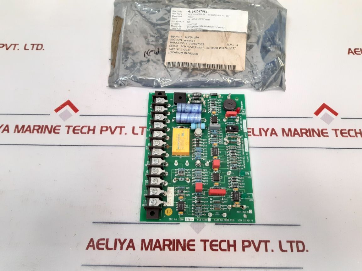 Ansaldo Hill Pcbb P319 Pcb Card