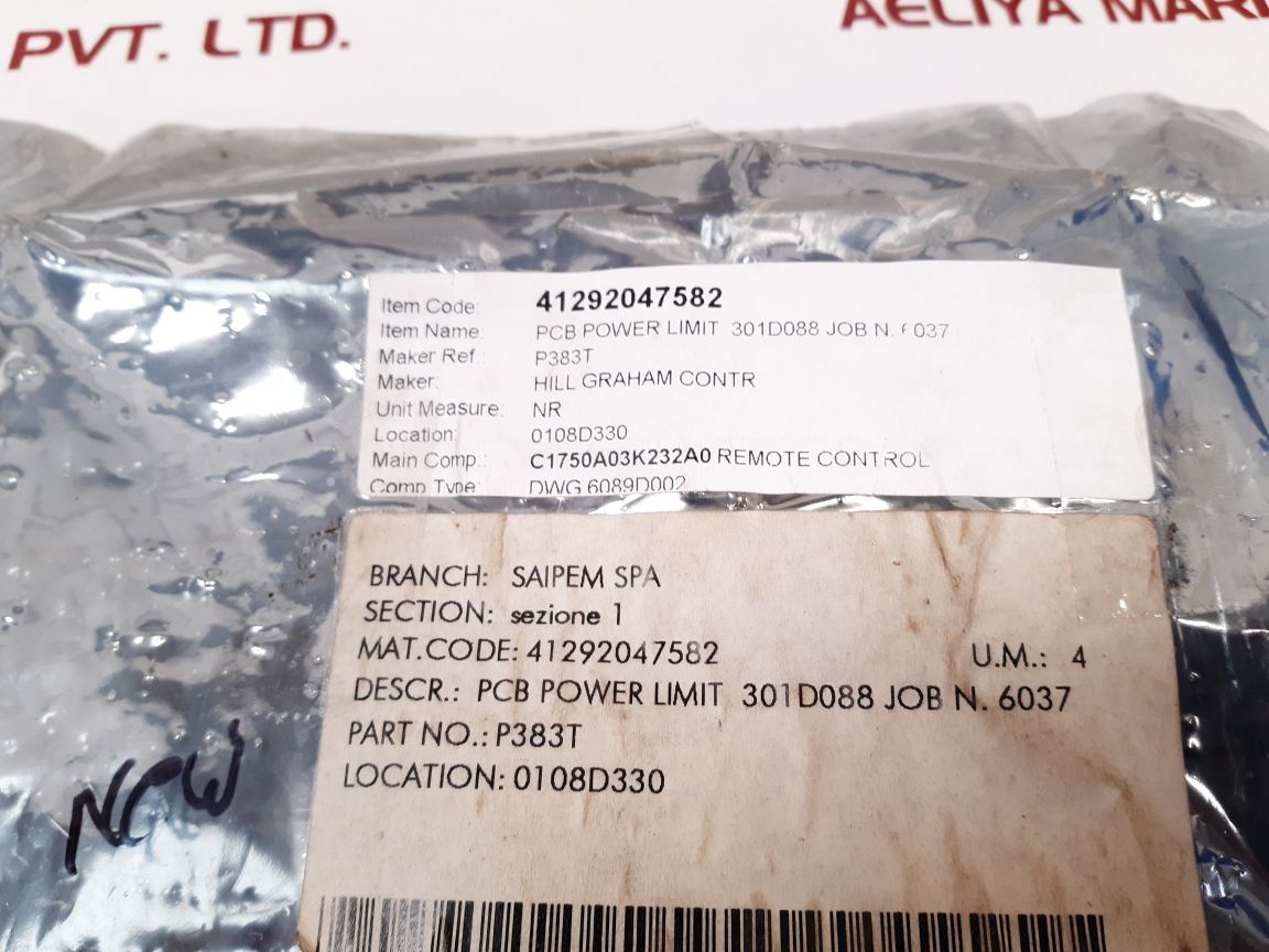 Ansaldo Hill Pcbb P319 Pcb Card