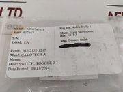 Apem 12146Ad2K Toggle Switch