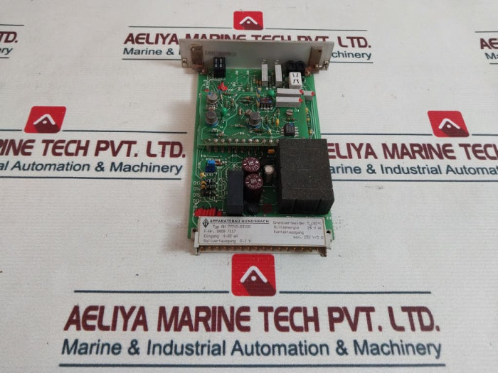 Apparatebau Hundsbach Ah 77715-b3100 Limit Value Detector 24V Ac