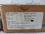 Appleton Aerc23 Aluminum Mounting Box