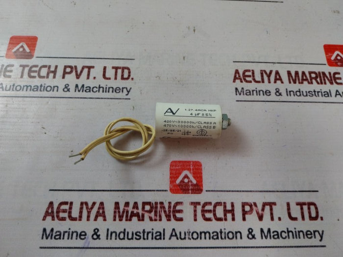 Arcotronics White Single Phase Capacitor 1.27.4Aca Mkp