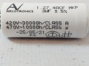 Av Arcotronics 1.27.4Acf Mkp Capacitor 3Î¼F Â±5%