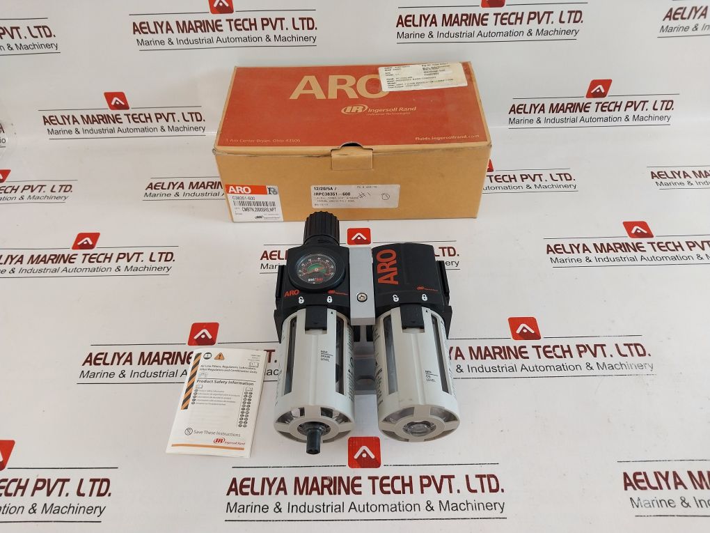 Aro C38351-600 Filter Regulator Lubricator F/R+L Combo 3/4"