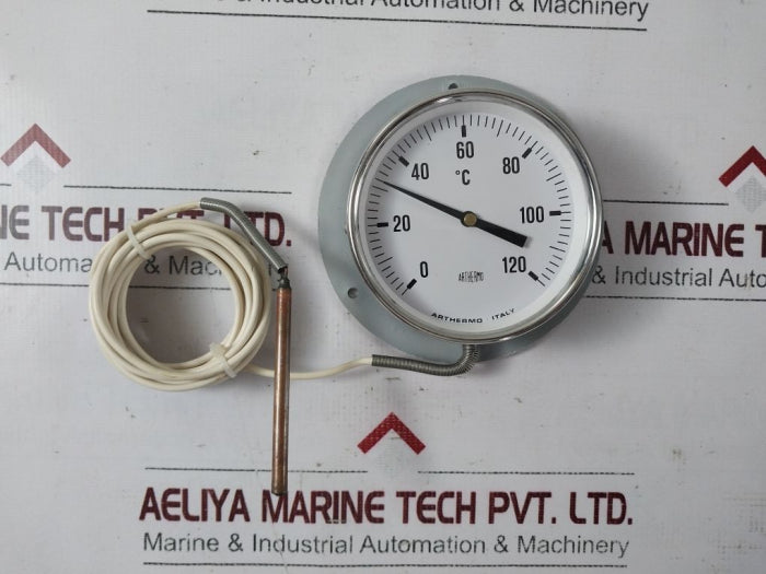 Arthermo 0-120°C Dial Thermometer Capillary Temperature Gauge