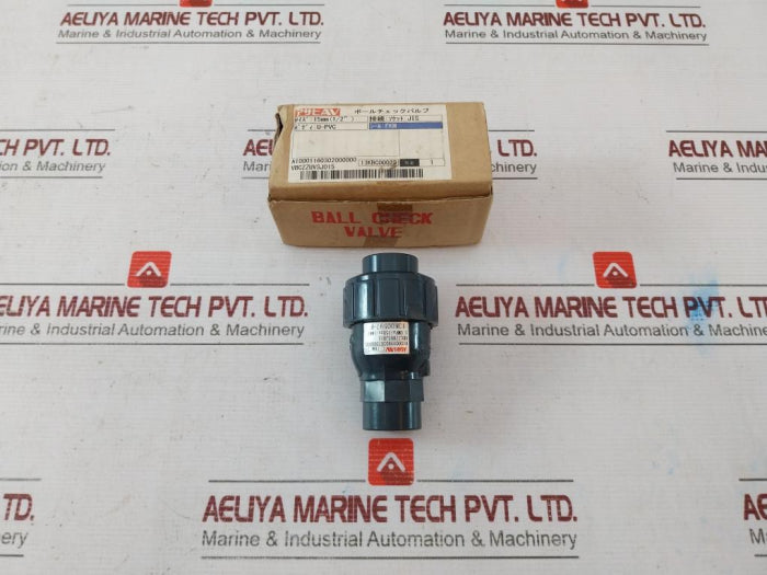 Asahi Av Vbczzuvsj015 Ball Check Valve 15Mm U-pvc Body Fkm Seal 1.0Mpa Socket Ji