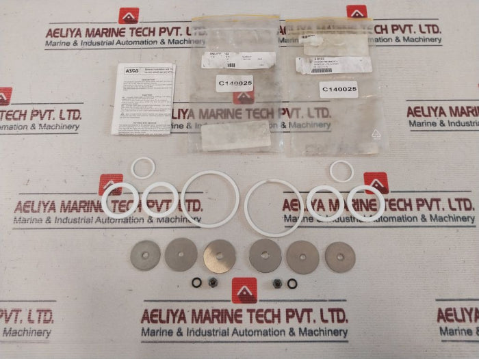 Asco C140025 Teflon & Gasket Kit For Drain Valve 2”