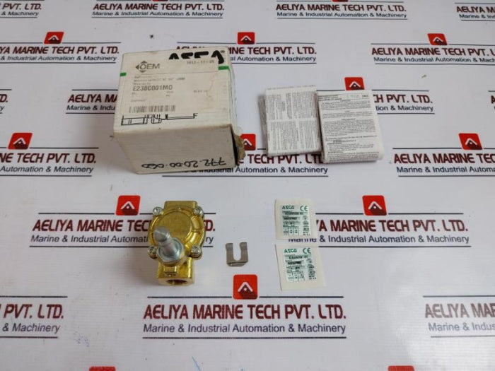 Asco E238D001 Solenoid Valve 3/8" 4W5W Ac 4 Dc 6.9