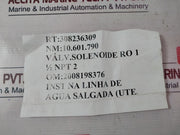 Asco Redhat 8211B082 Solenoid Valve 1/2 Npt