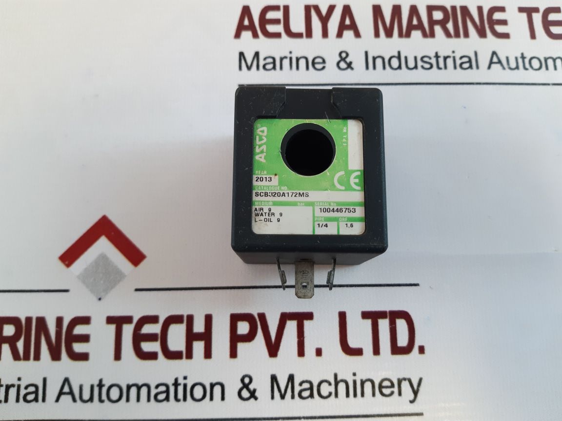 Asco Scb320A172Ms Solenoid Valve Coil