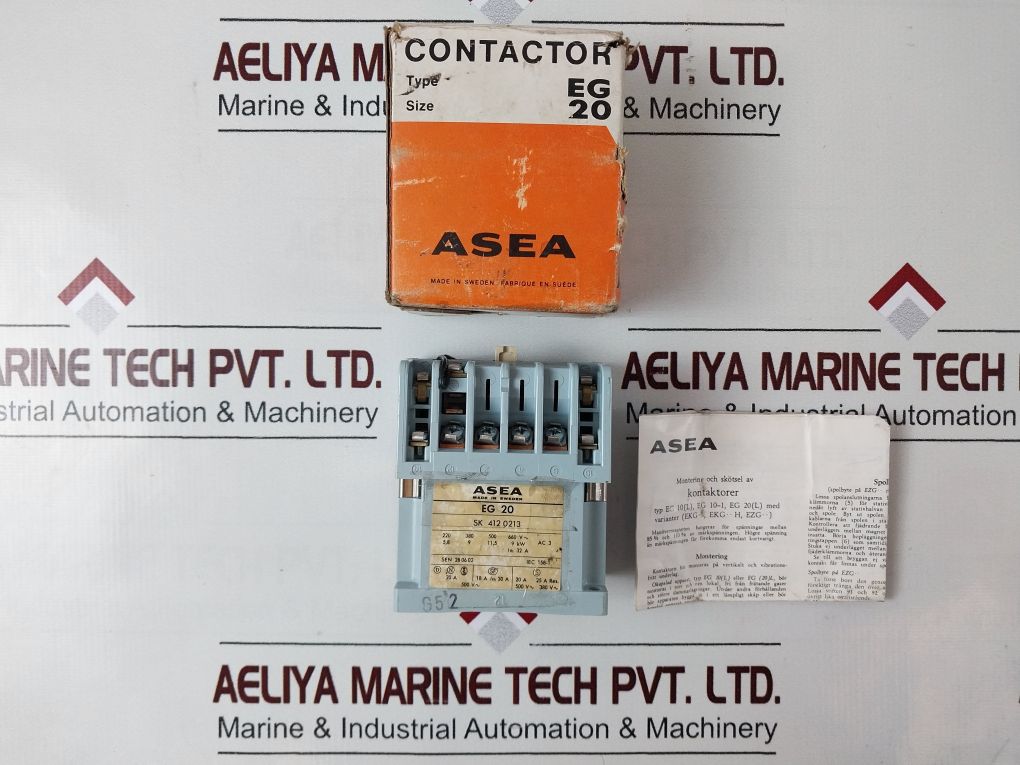 Asea Eg 20 Contactor Sk 412 0213